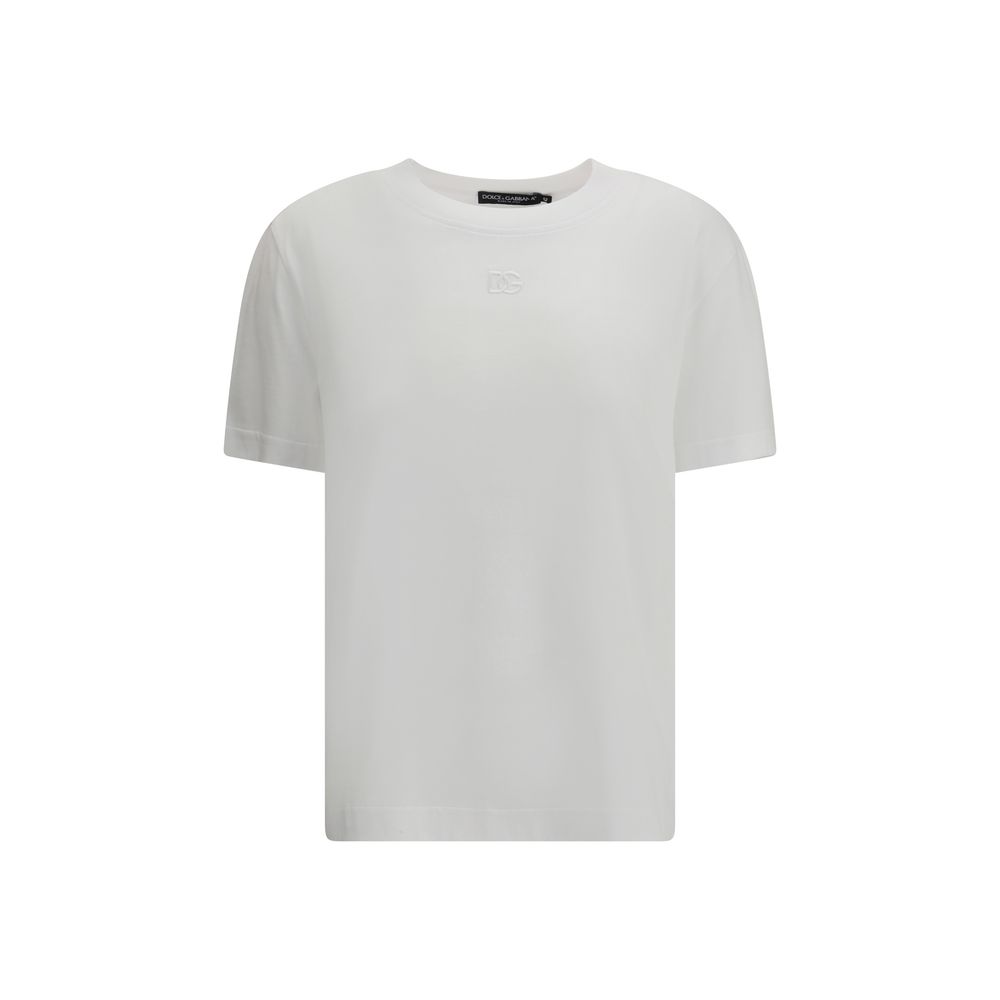 T-shirt Dolce&Gabbana logo blanc