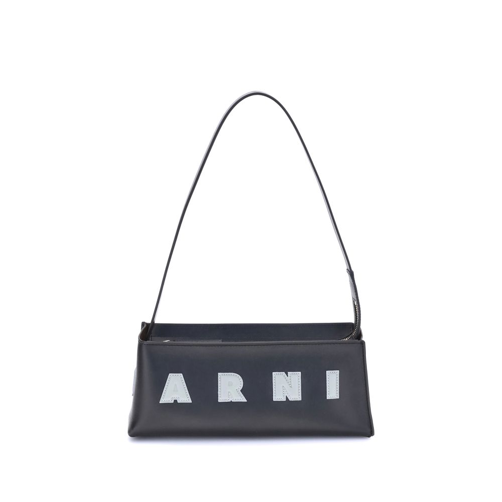 Sac épaule Marni Museo Baguette noir