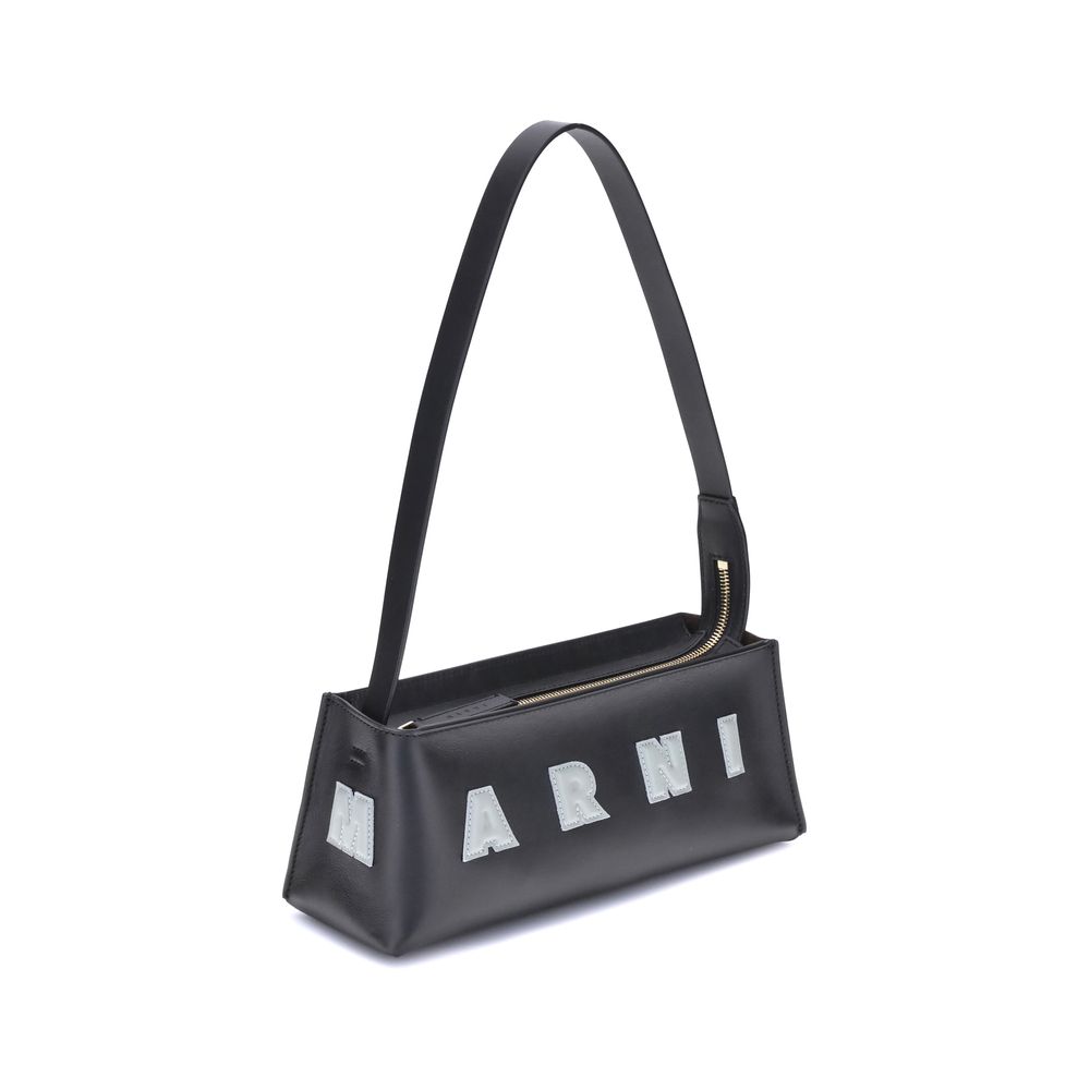 Sac épaule Marni Museo Baguette noir