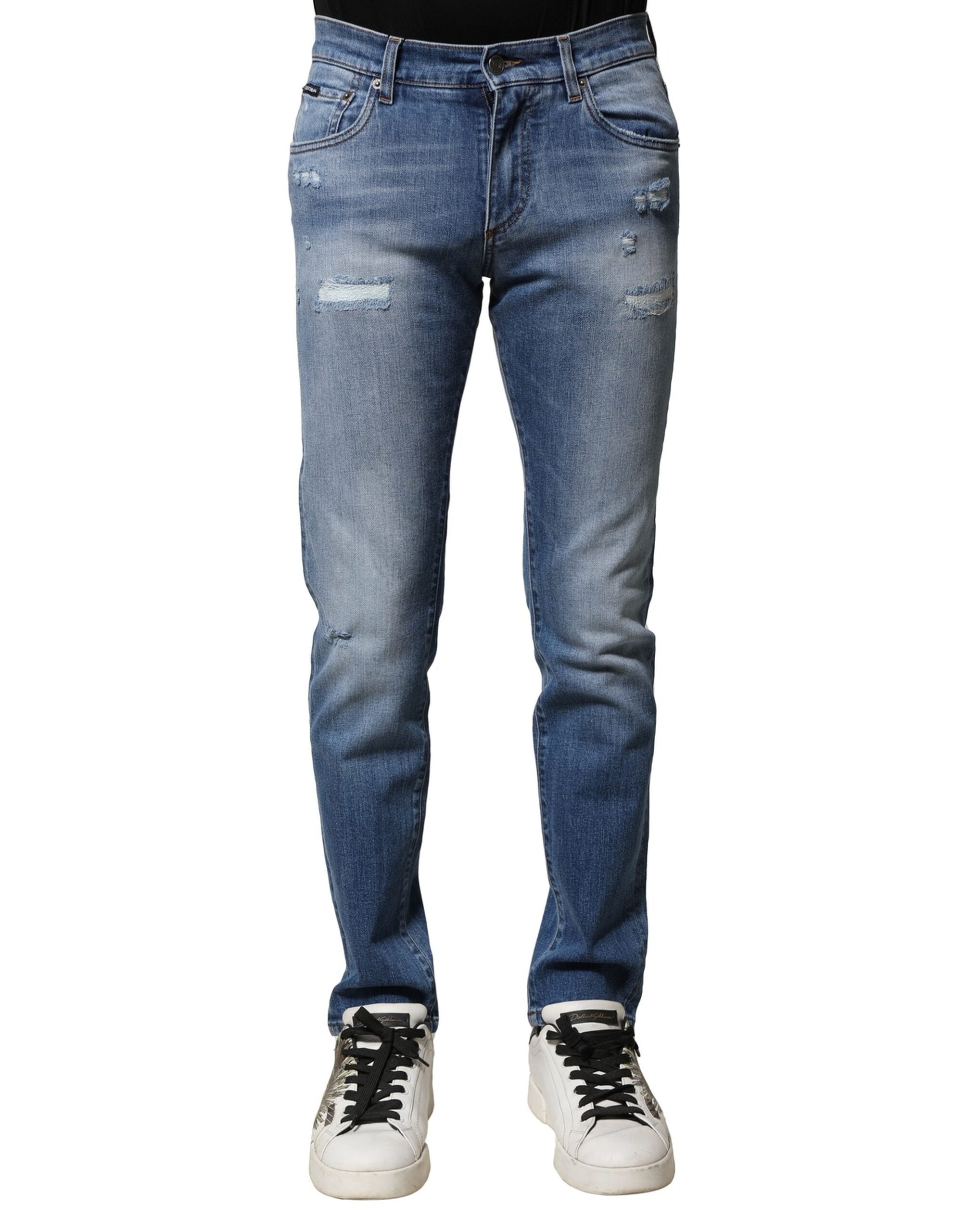 Jeans Dolce & Gabbana skinny bleus washed