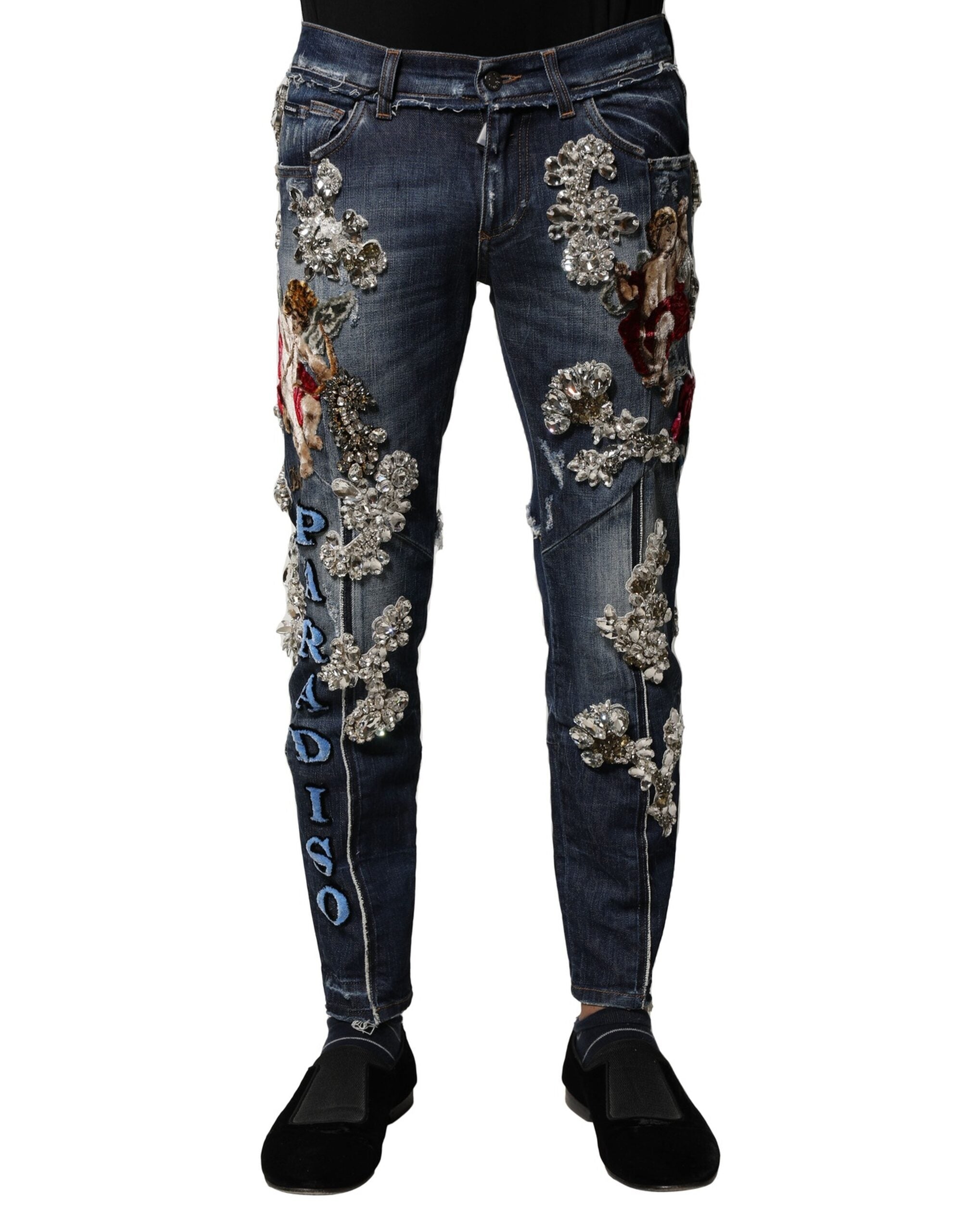 Jeans dolce & gabbana en denim bleus