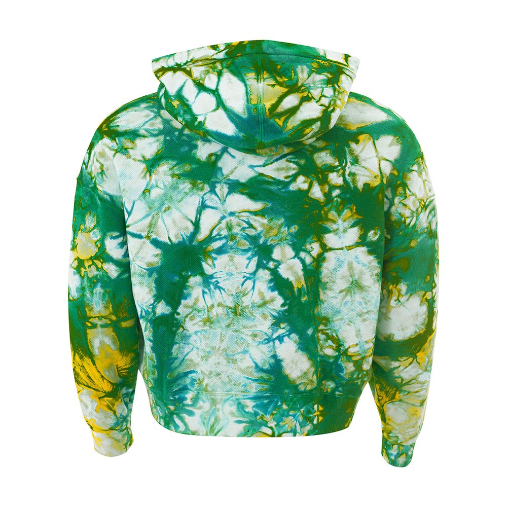 Sweatshirt Palm Angels Tye And Dye vert/bleu