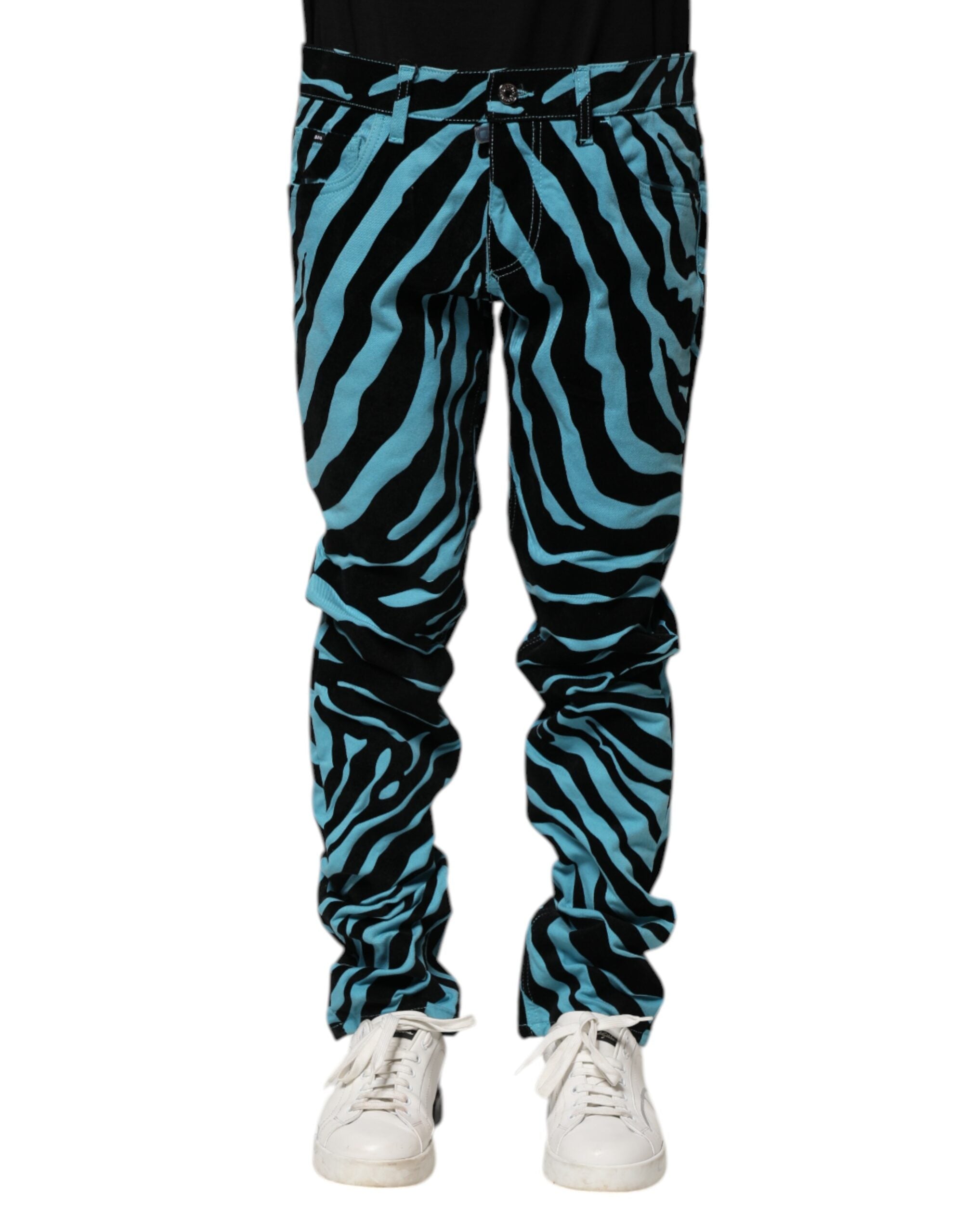 Jeans Dolce & Gabbana skinny bleu noir