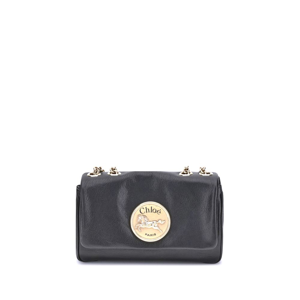 Sac porté épaule Chloé Heritage noir