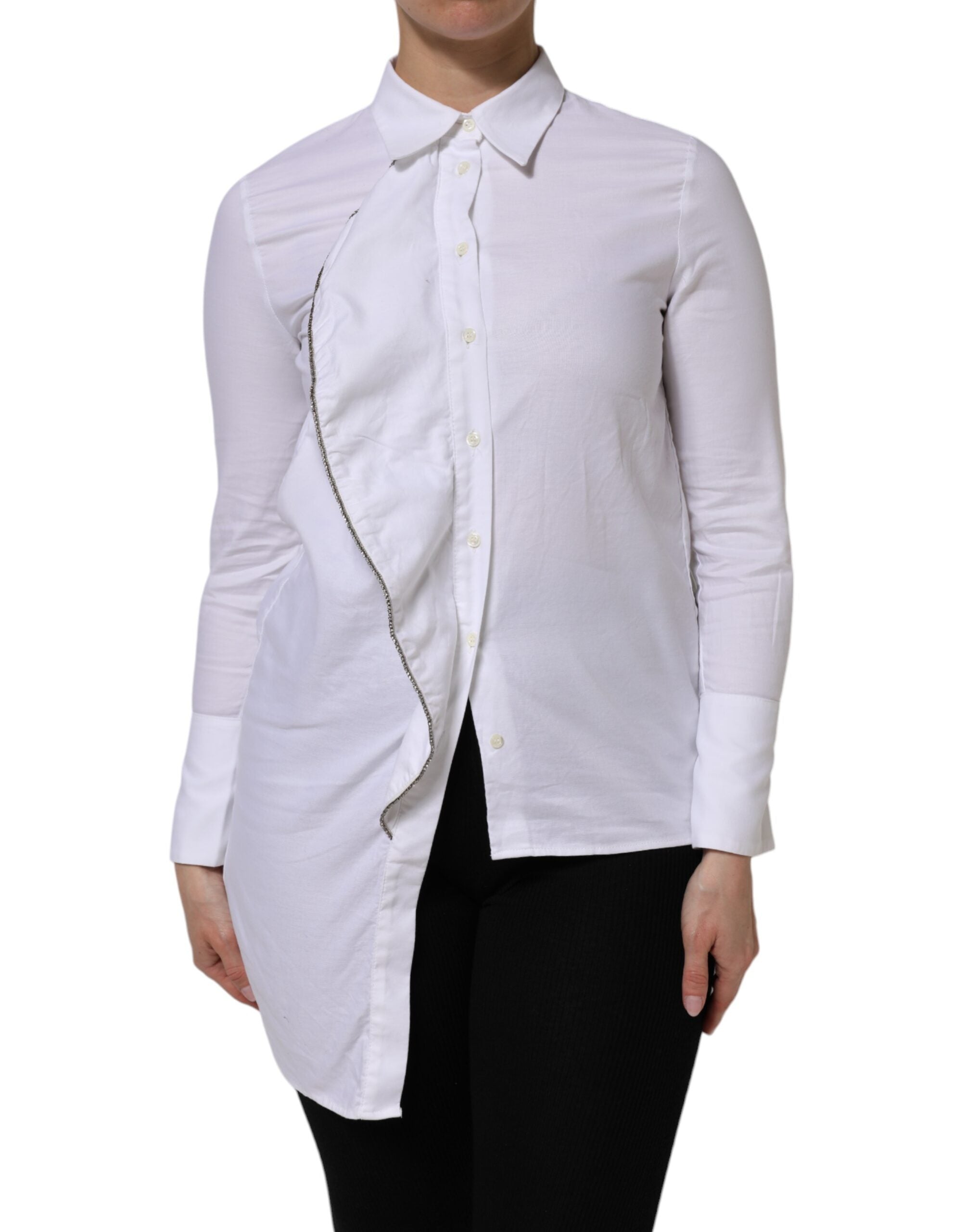 Chemise Agilini Ruffle blanche