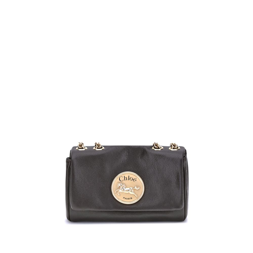 Sac épaule Chloé Heritage brun