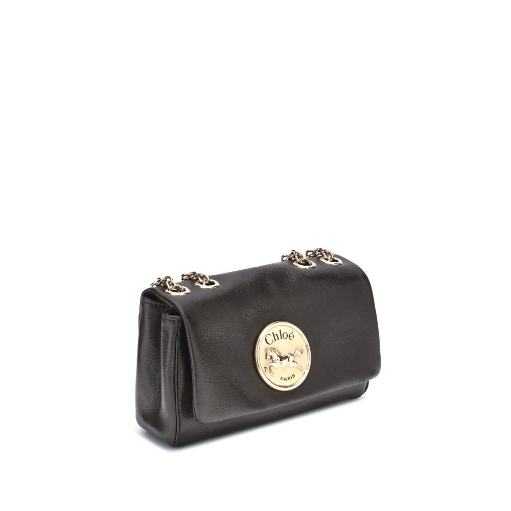 Sac épaule Chloé Heritage brun