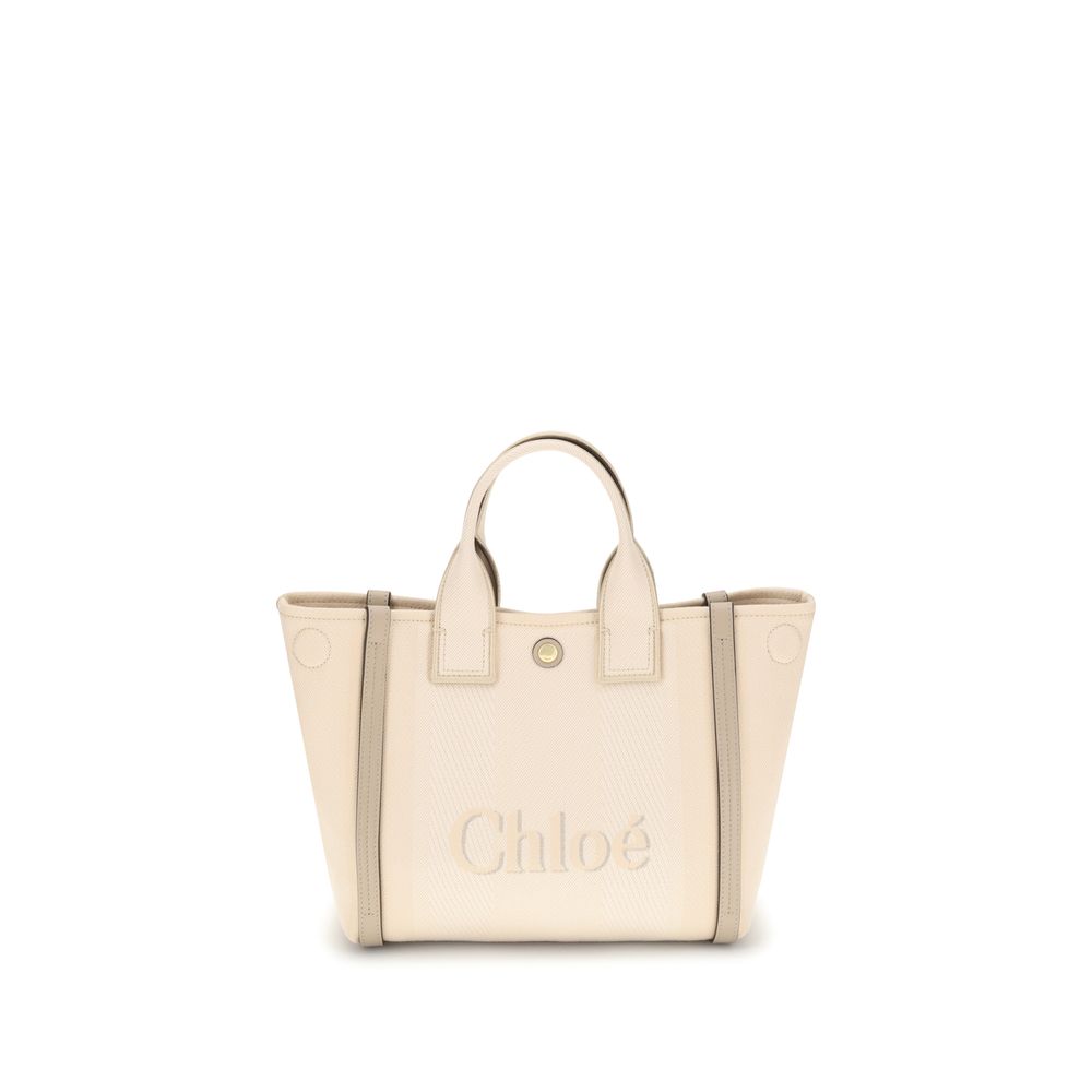 Sac Chloé Carry Tote beige