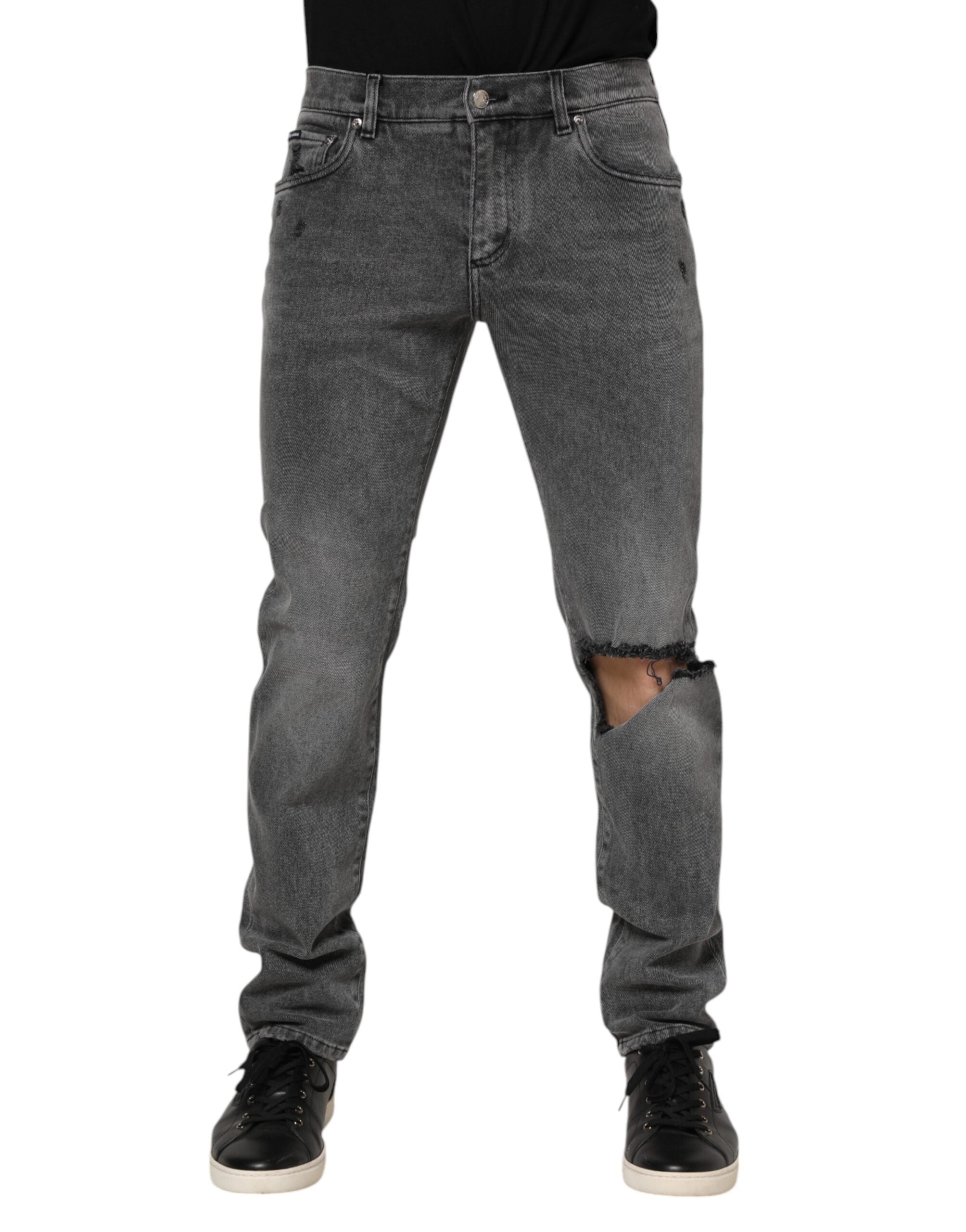 Jeans Dolce & Gabbana skinny gris