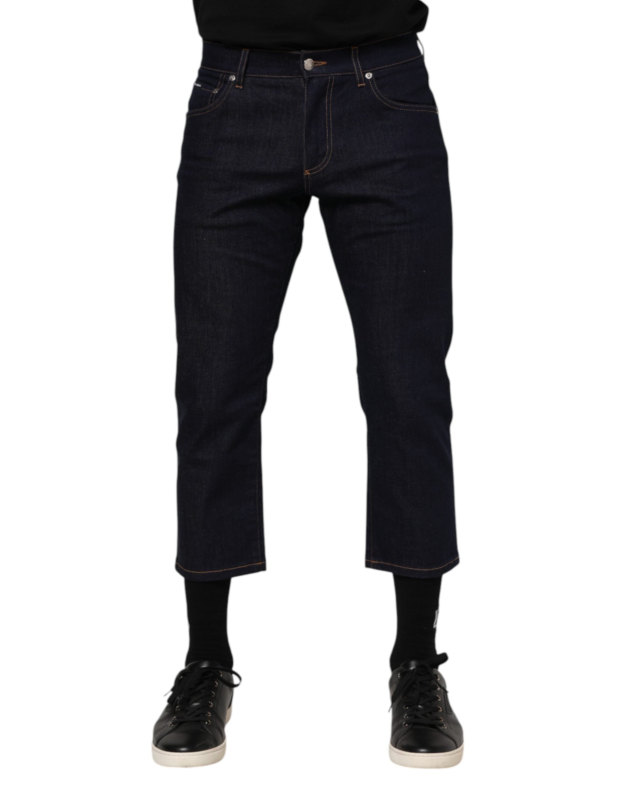 Jeans Dolce & Gabbana Slim Fit bleu foncé