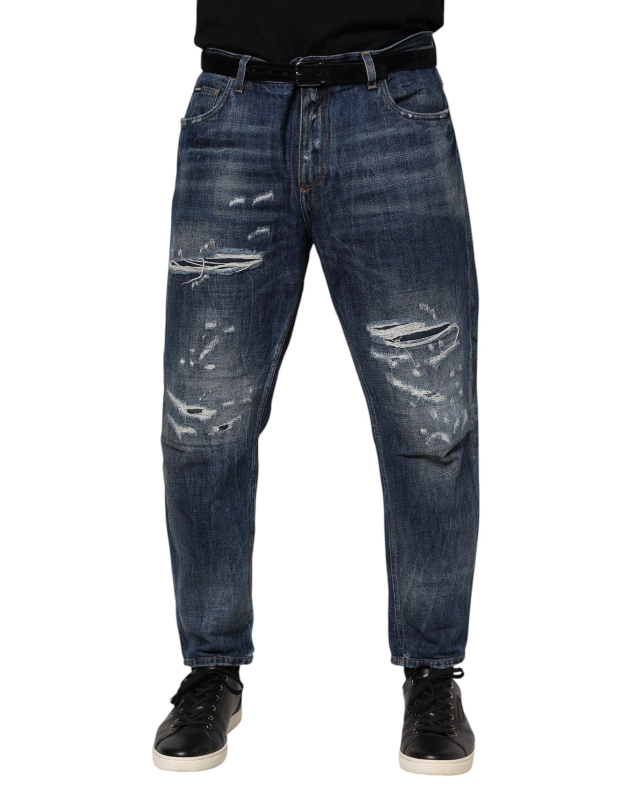 Jeans Dolce & Gabbana tissés bleus
