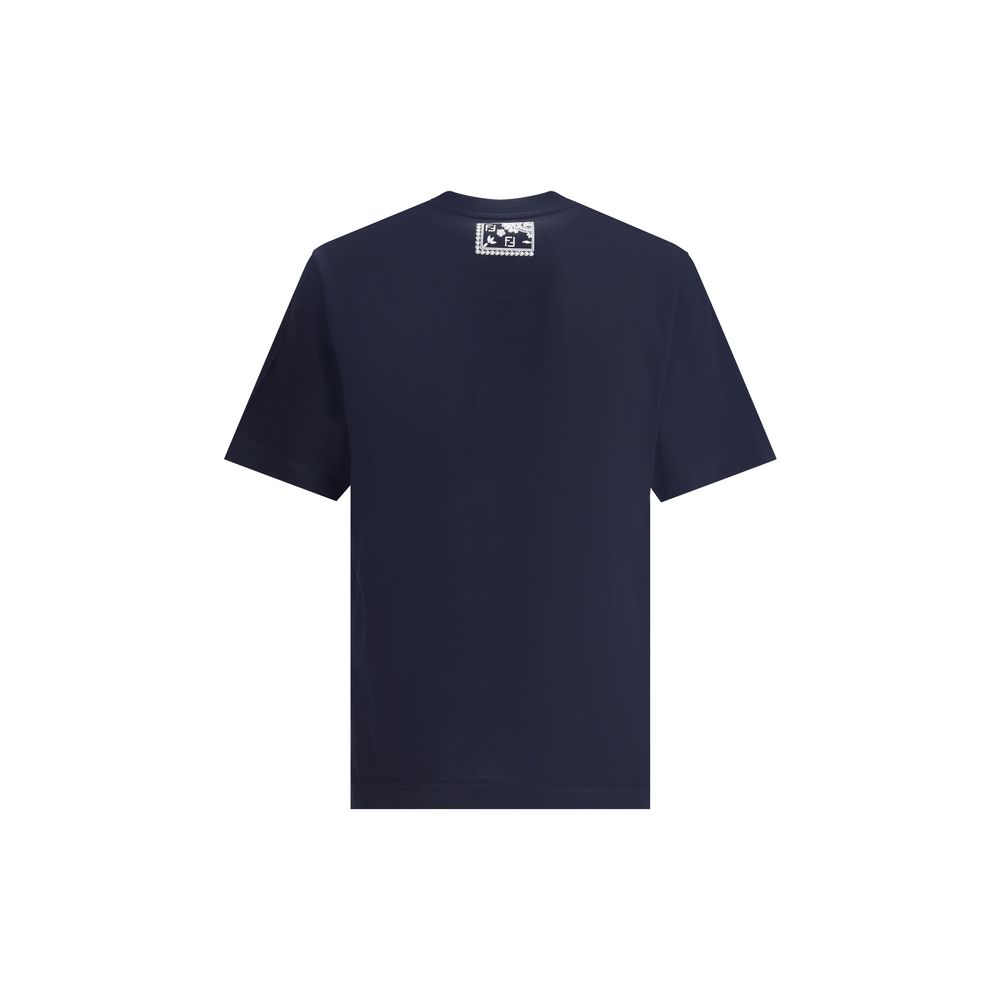 T-shirt Fendi avec poche bandana multicolore