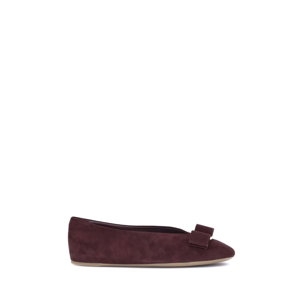 Ballerines Ferragamo Vara noires