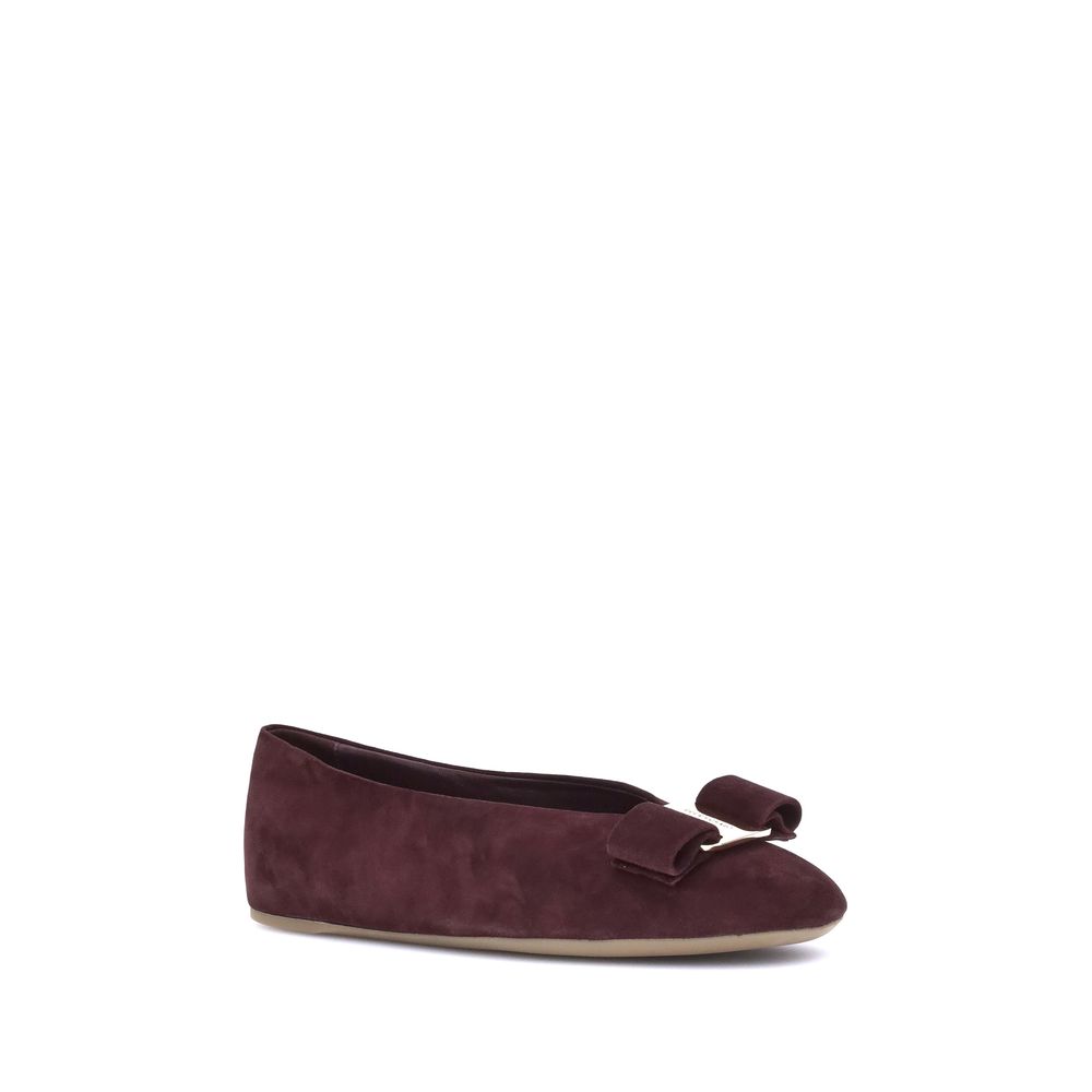 Ballerines Ferragamo Vara noires