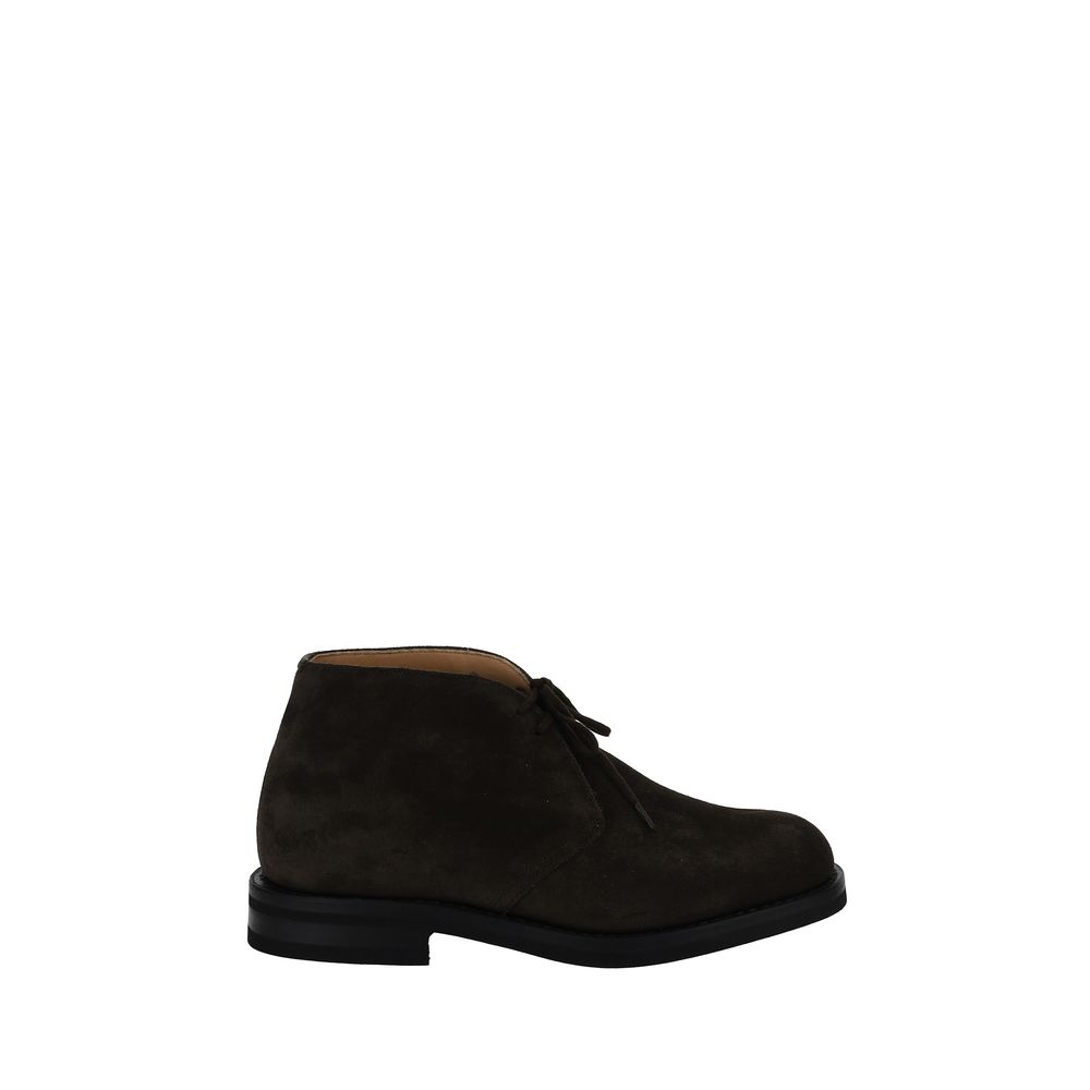 Chaussures Church's lacées en cuir noir