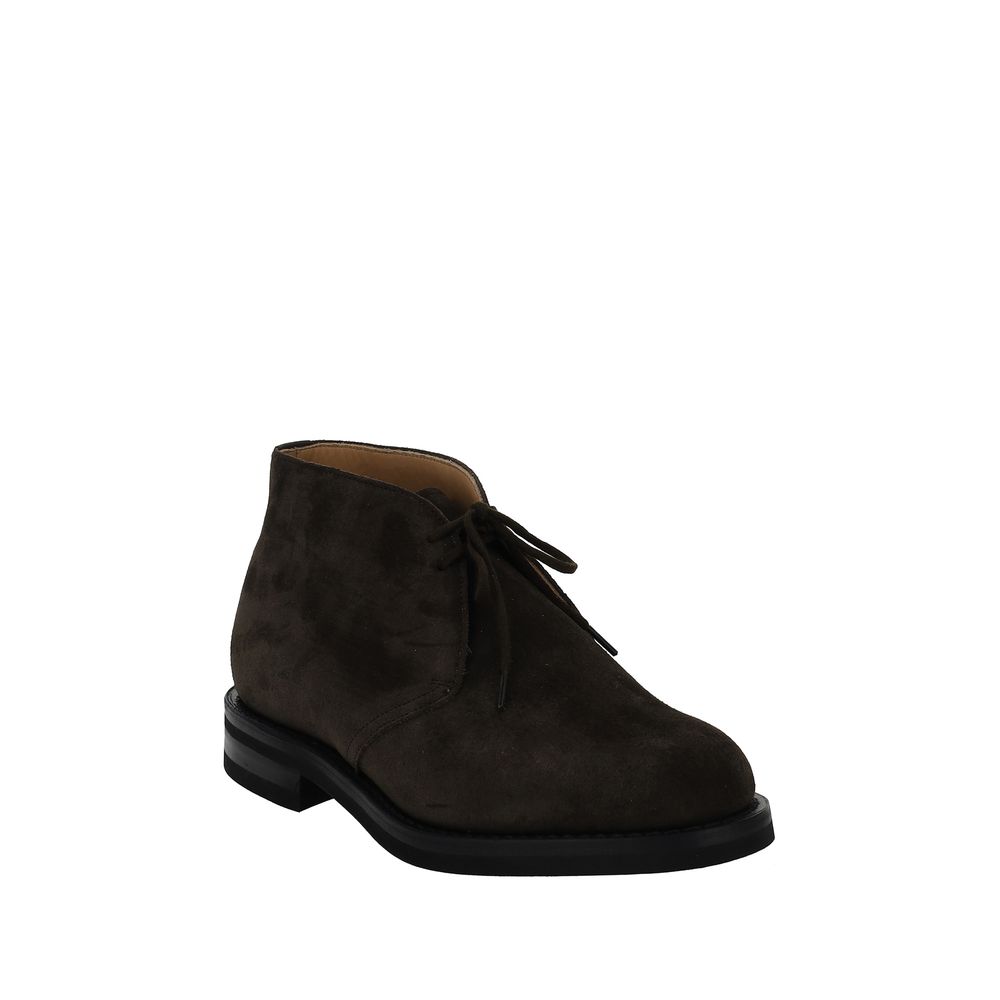 Chaussures Church's lacées en cuir noir