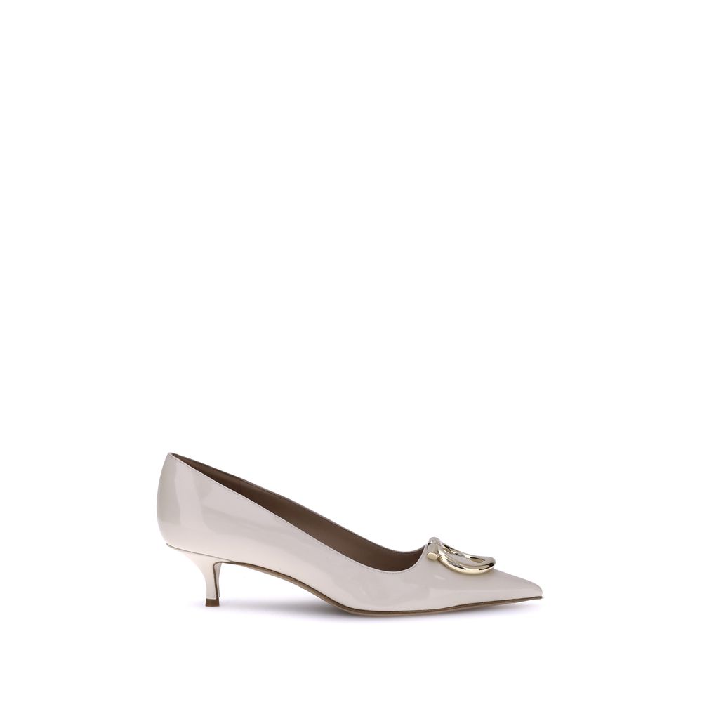 Escarpins Ferragamo Gancini noires