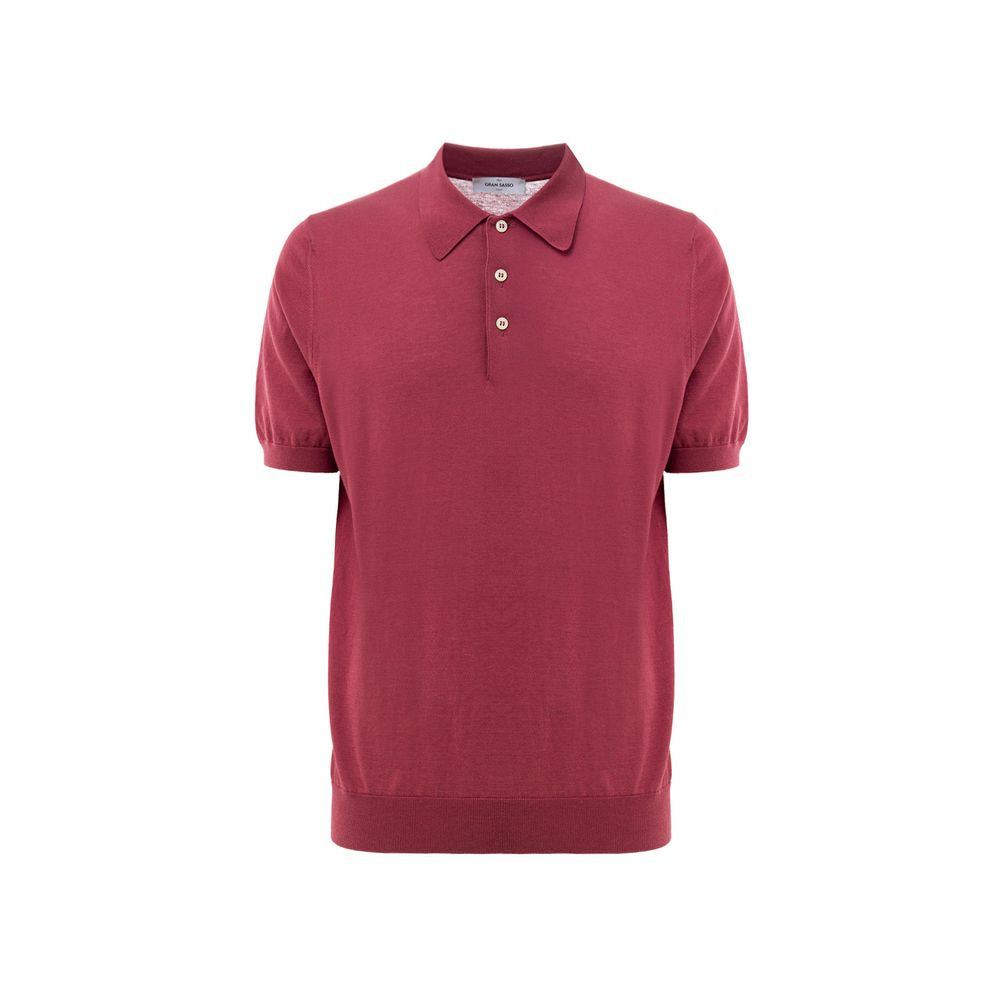 Polo Gran Sasso rouge cerise