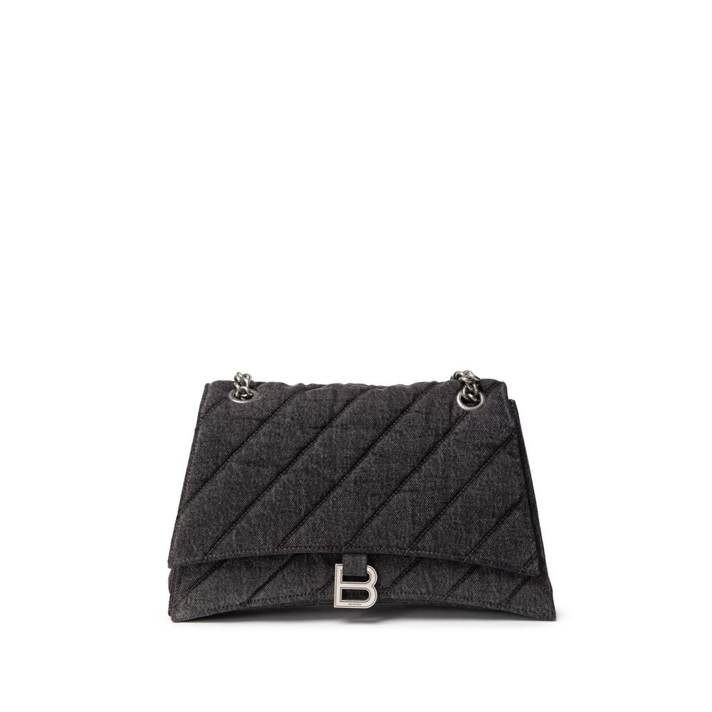Sac bandoulière Balenciaga Crush noir