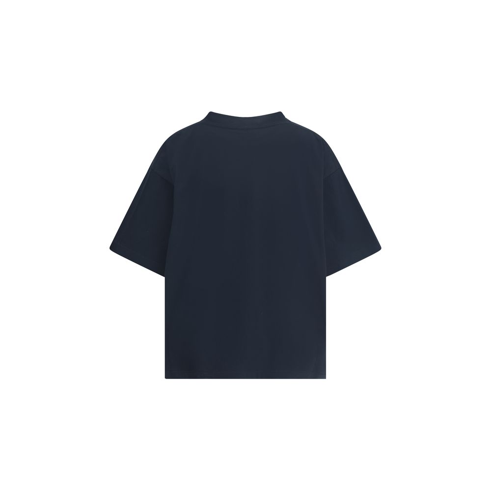 T-shirt Balenciaga logo noir