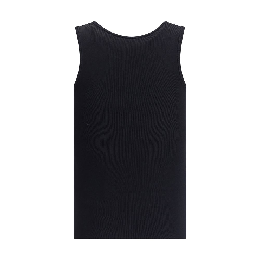T-shirt Balenciaga logo noir