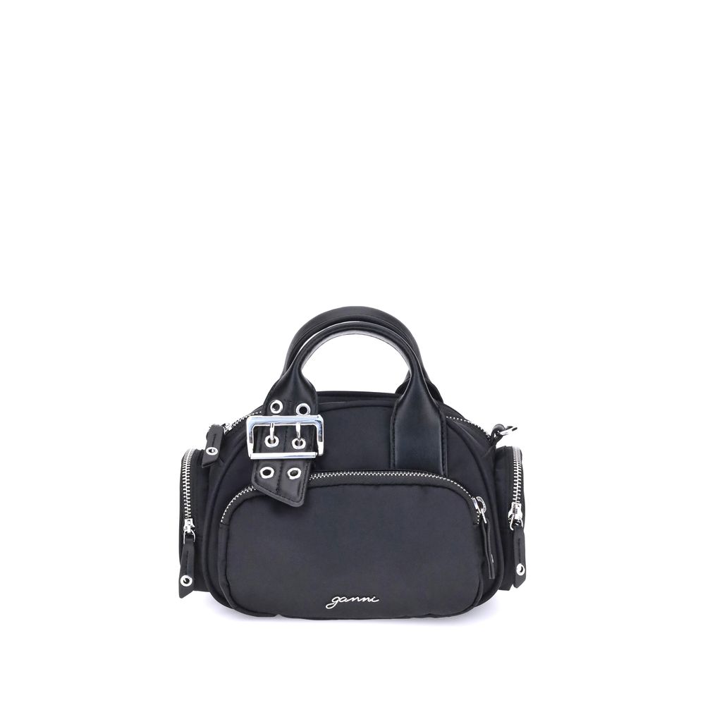 Sac mini Ganni Polochon noir