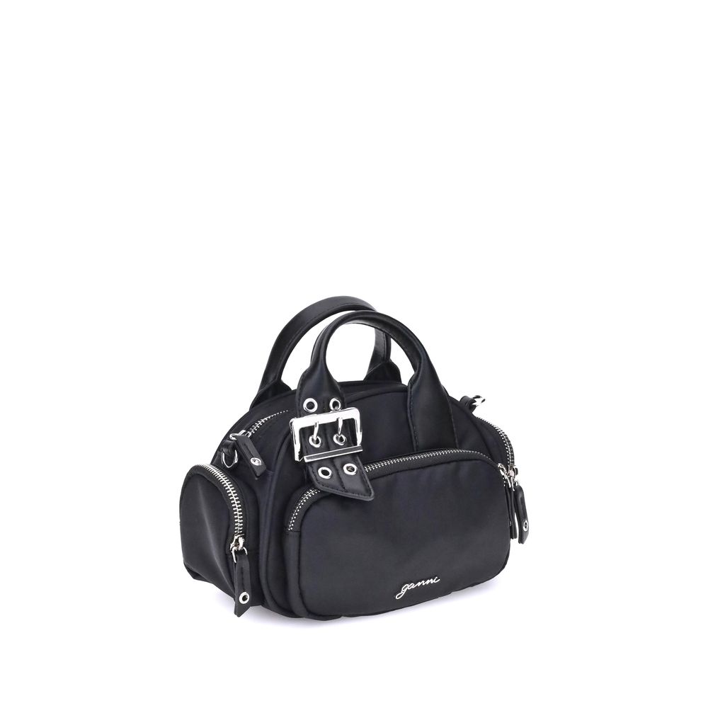 Sac mini Ganni Polochon noir