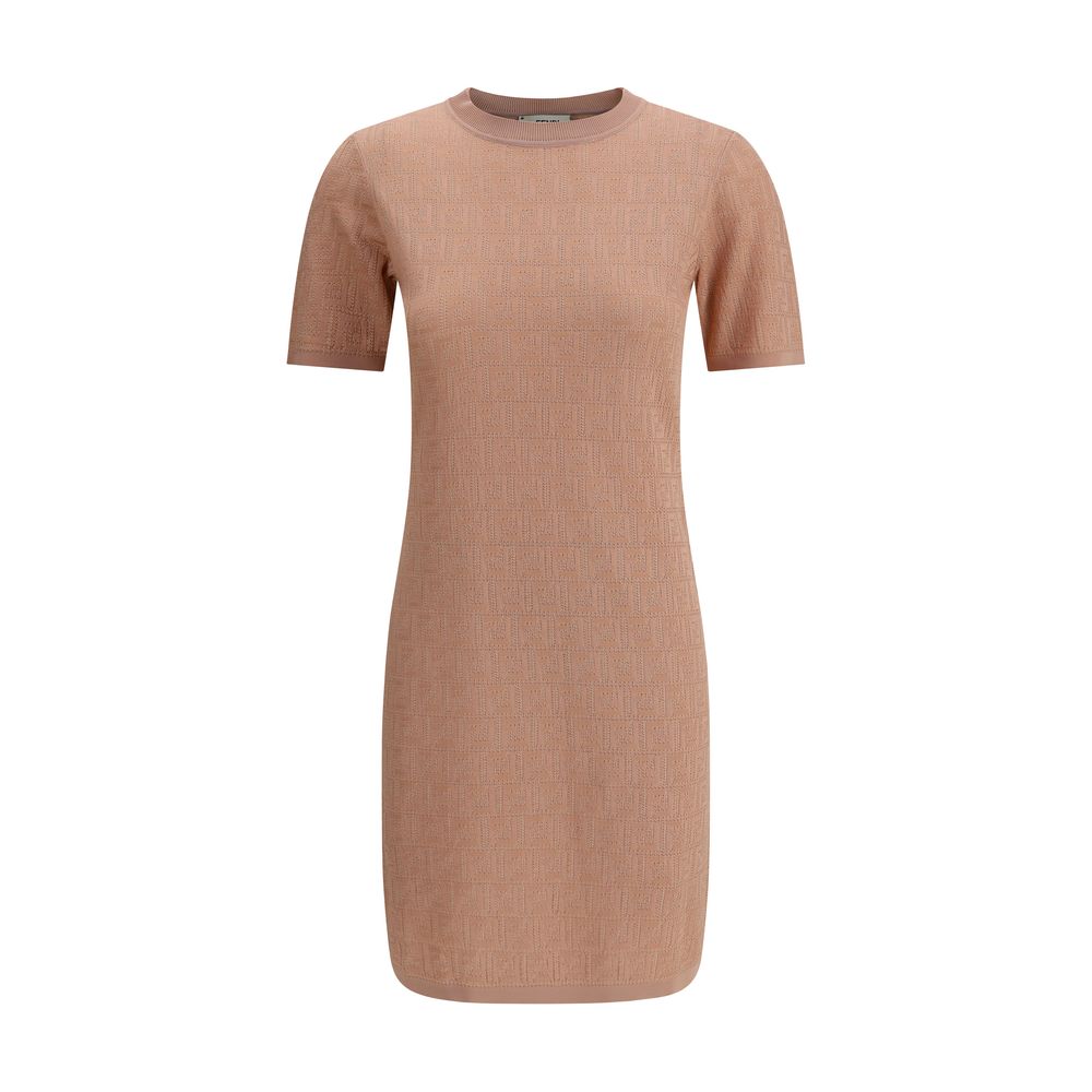 Robe Fendi midi rose
