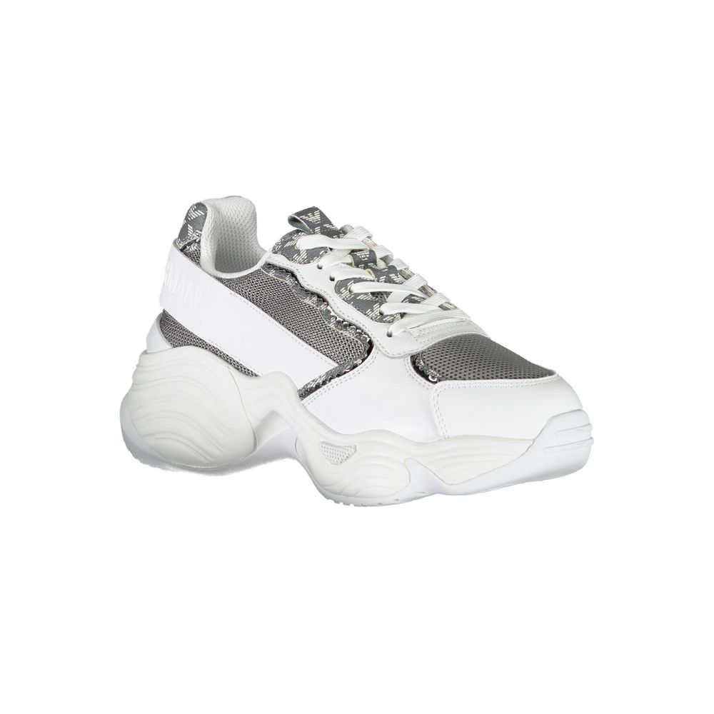"Baskets blanches avec logo"
