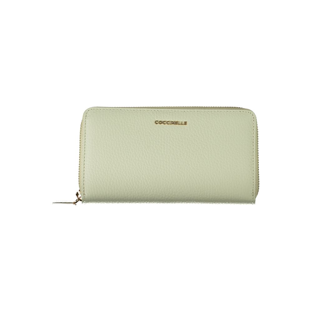 Portefeuille Green cuir vert