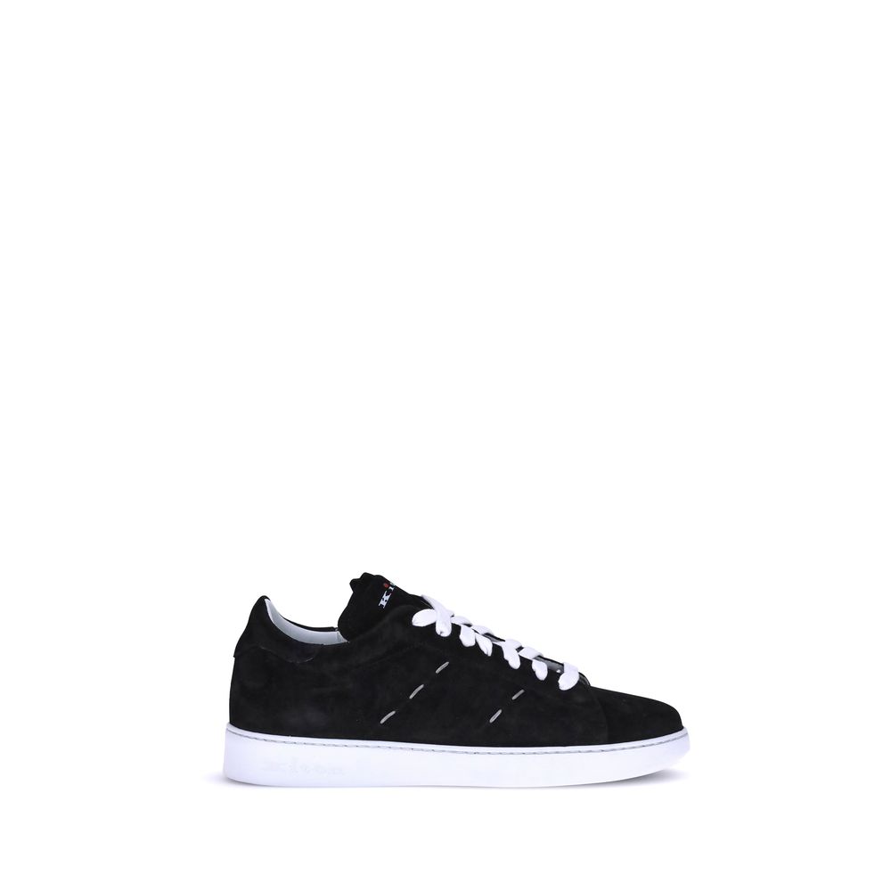 Baskets Kiton en cuir blanches