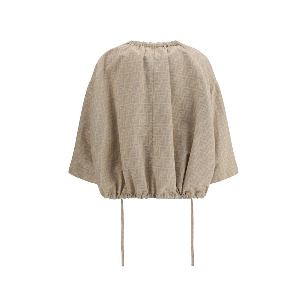 Veste Fendi oversize bleue