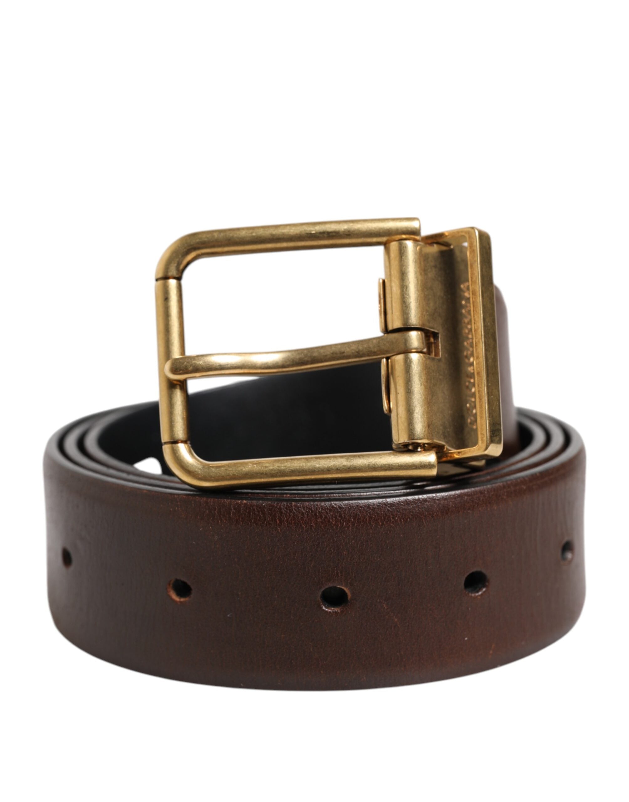 Ceinture Dolce & Gabbana en cuir marron