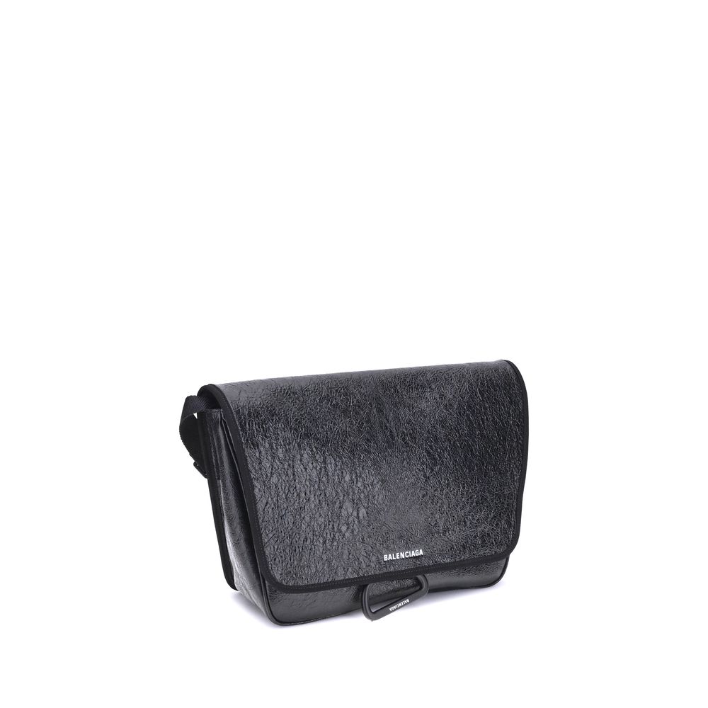 Sac à bandoulière Balenciaga Explorer noir