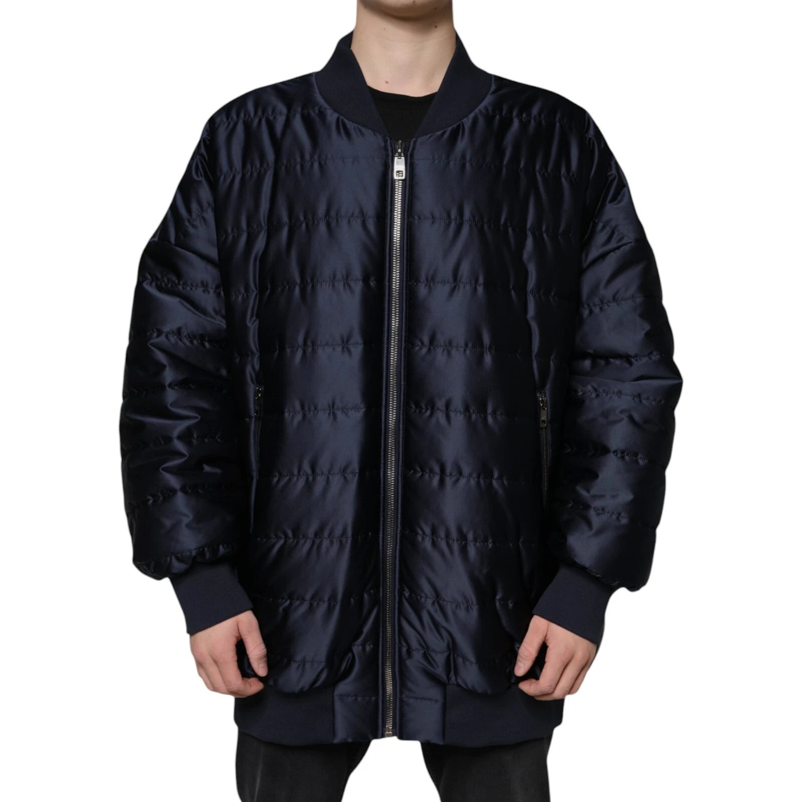 Veste bomber Dolce & Gabbana bleu foncé
