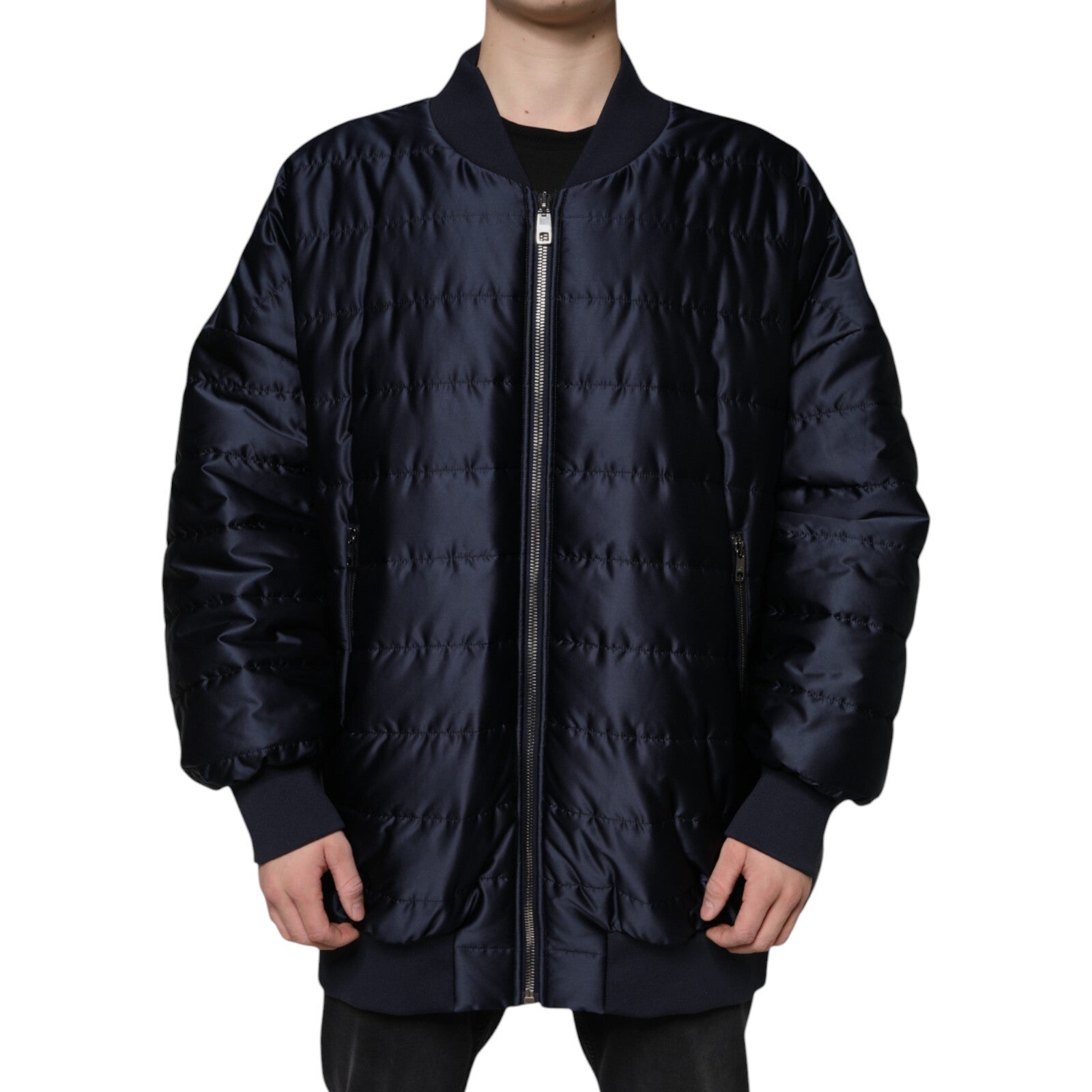 Veste bomber Dolce & Gabbana bleu foncé