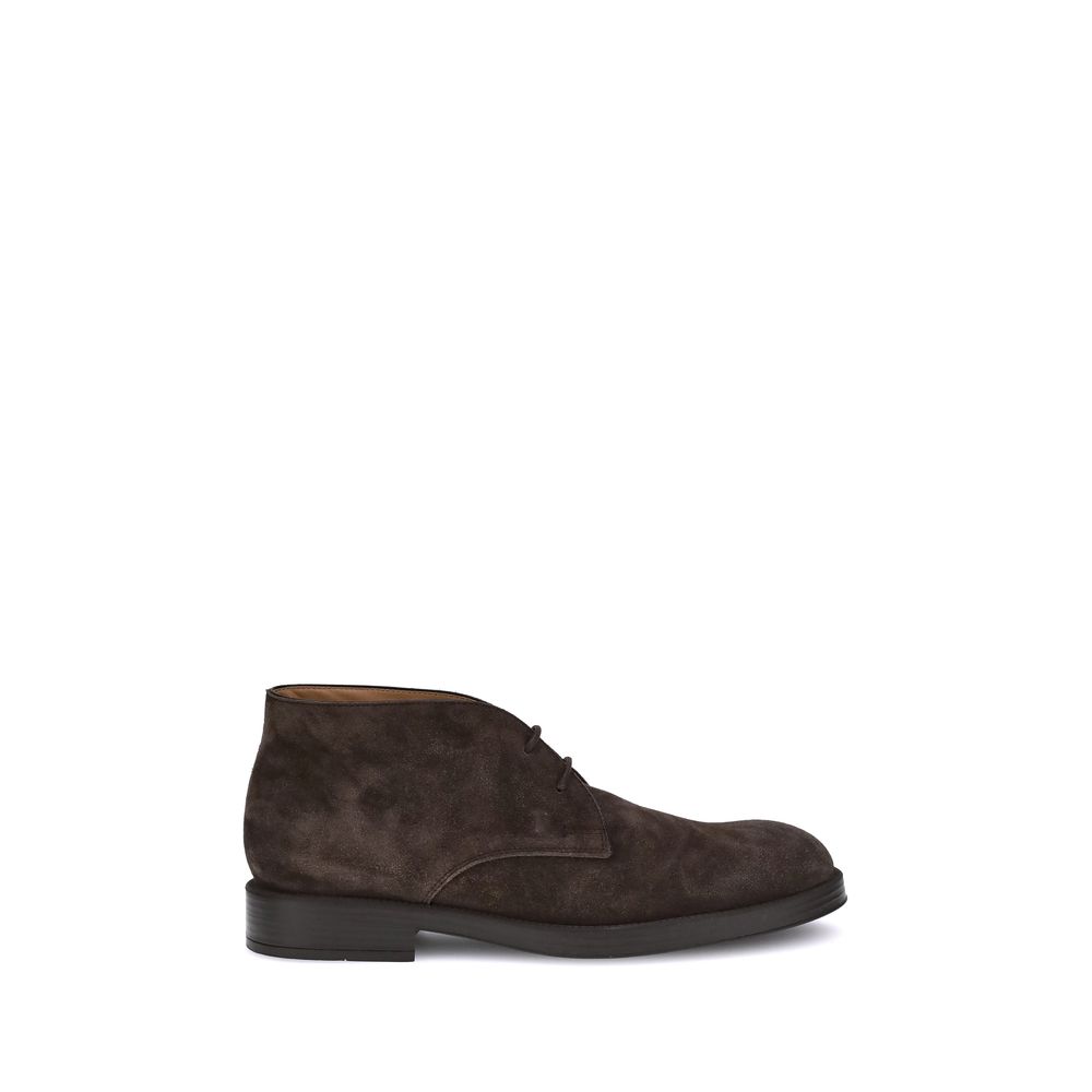 Chaussures à lacet Tod's en cuir beige