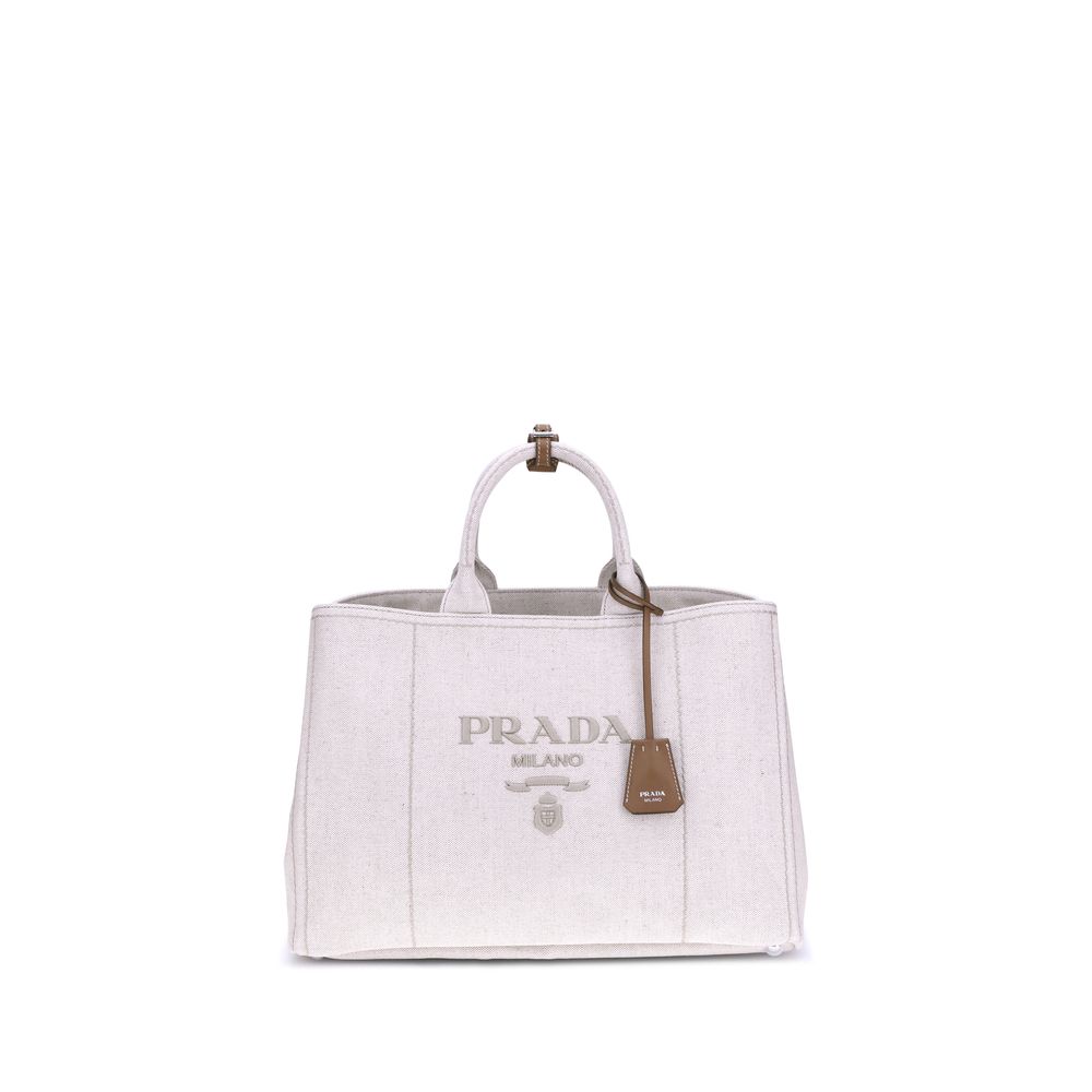 Sac Jardinière Prada extra large beige
