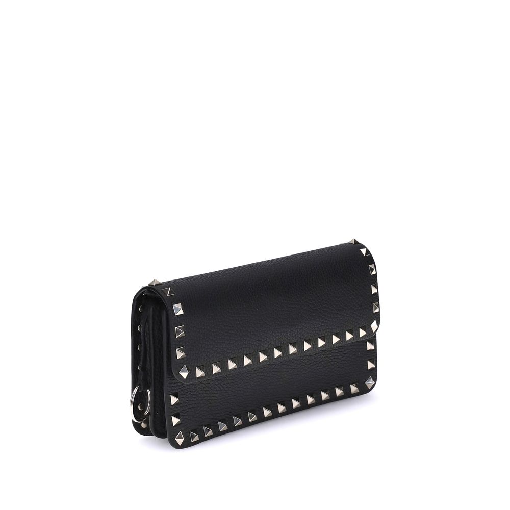 Pochette Valentino Garavani Rockstud grise