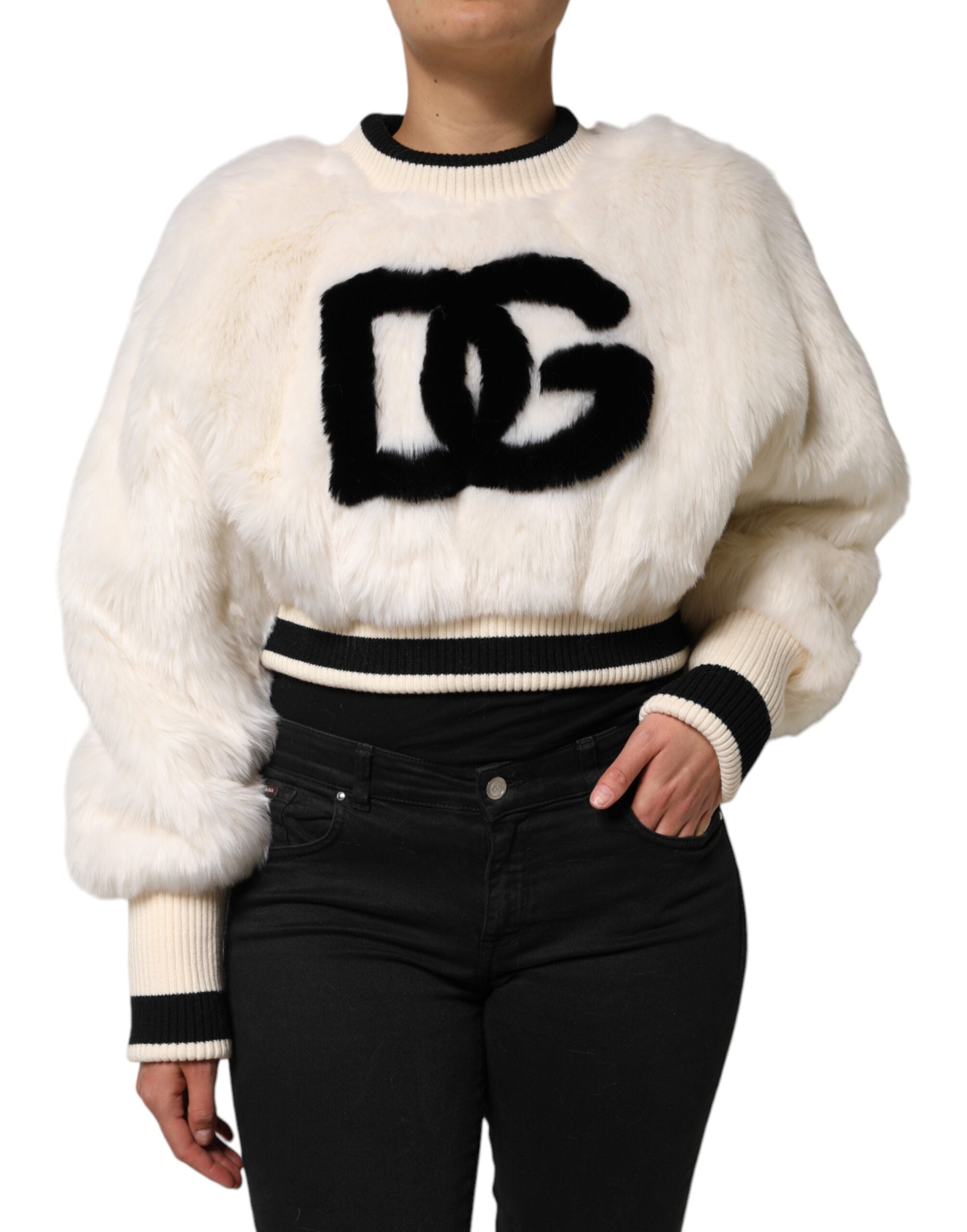 Sweatshirt Dolce & Gabbana blanc
