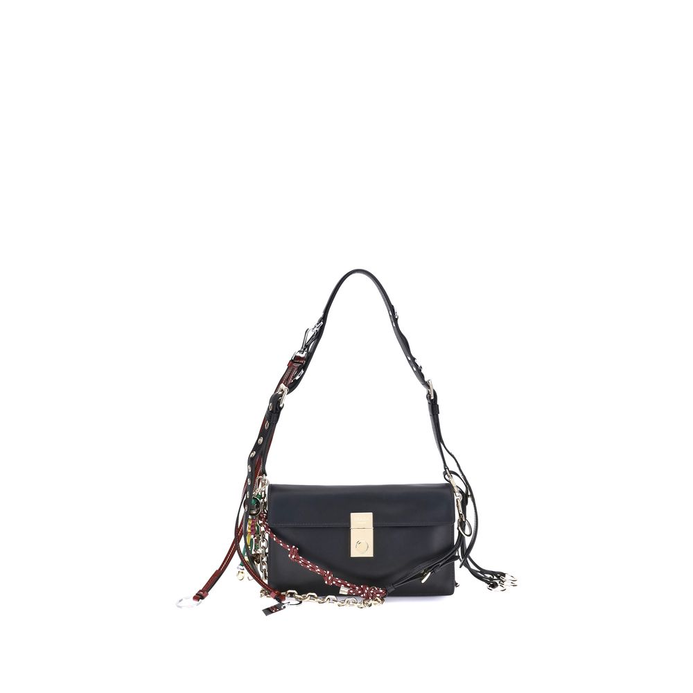 Sac épaule Prada Soft Sound noir
