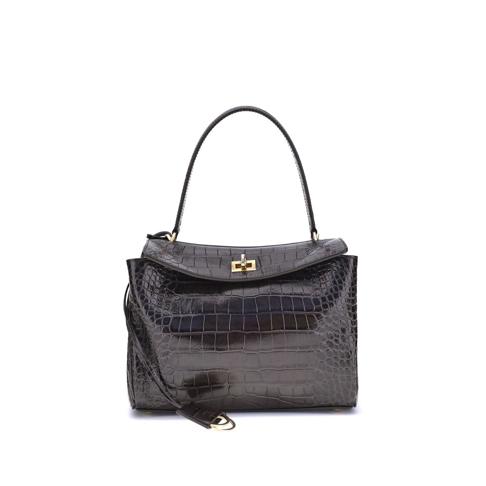 Sac à main Balenciaga Rodeo crocodile