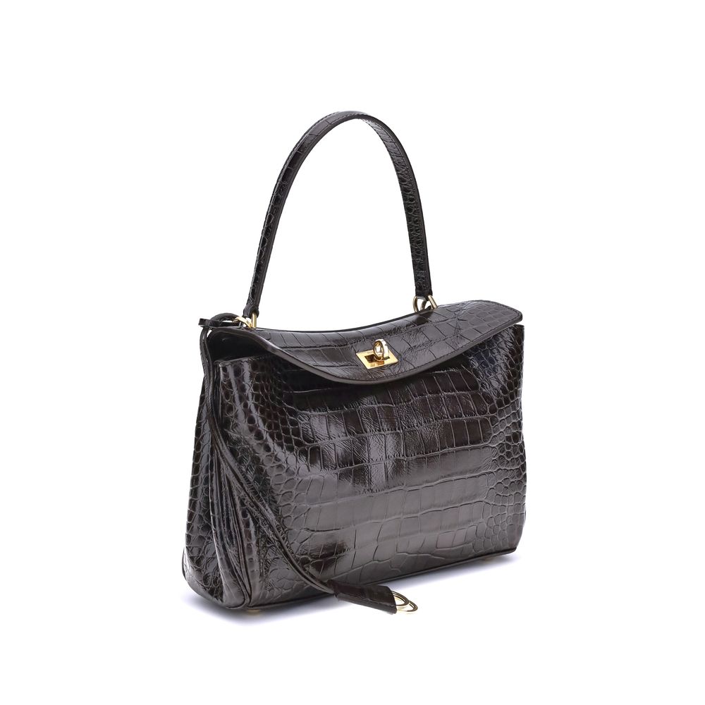 Sac à main Balenciaga Rodeo crocodile