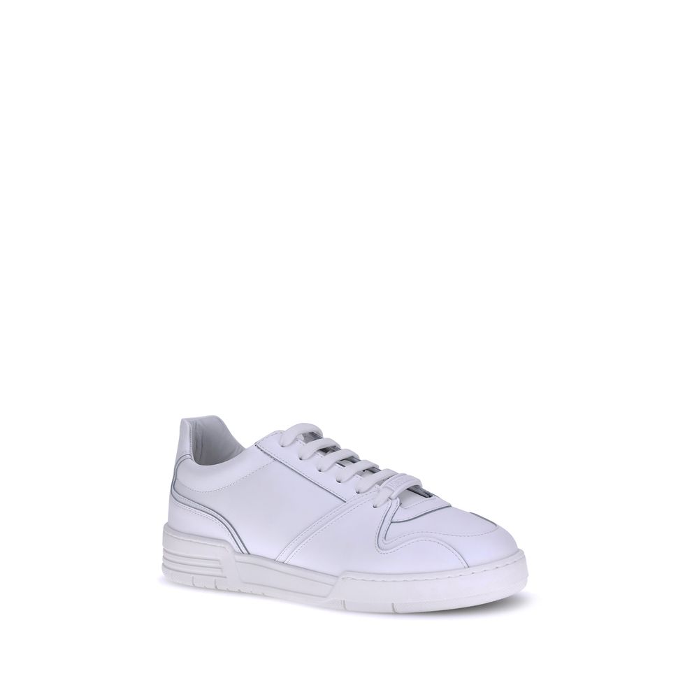 "Baskets Moschino en cuir blanches"