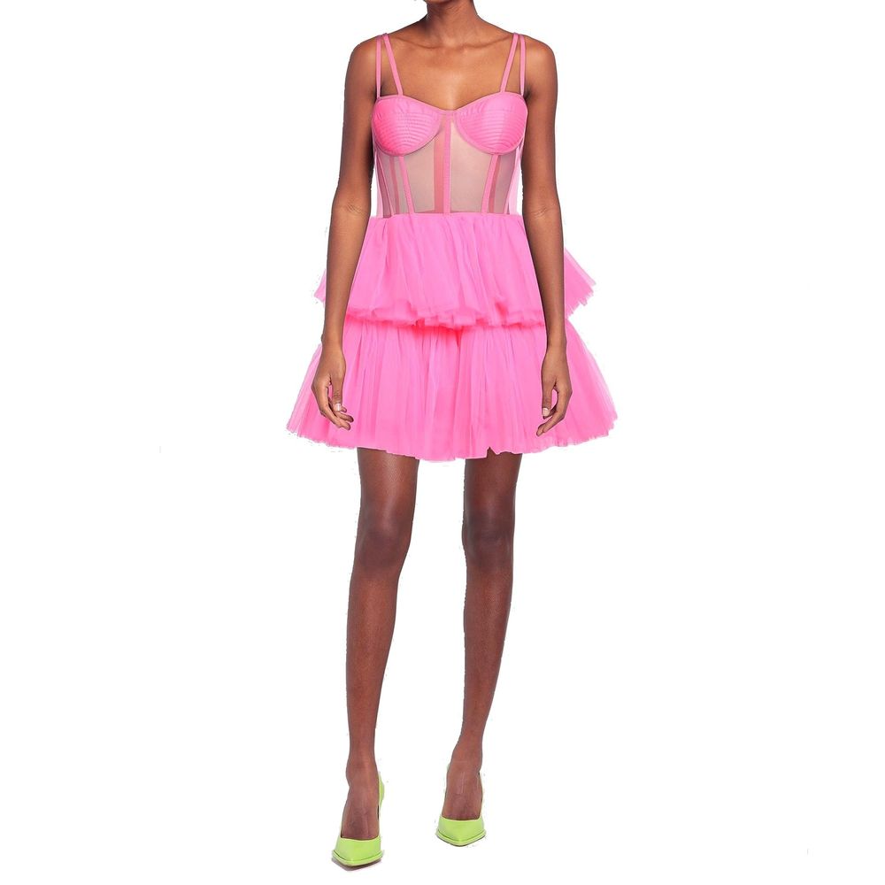 Robe Tulle femme semi-transparente noire