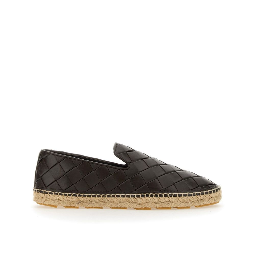 Espadrilles Bottega Veneta Jack en cuir noir