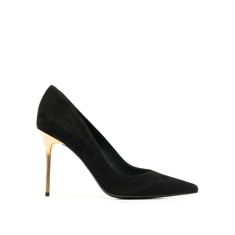 Escarpins en cuir italiennes noires