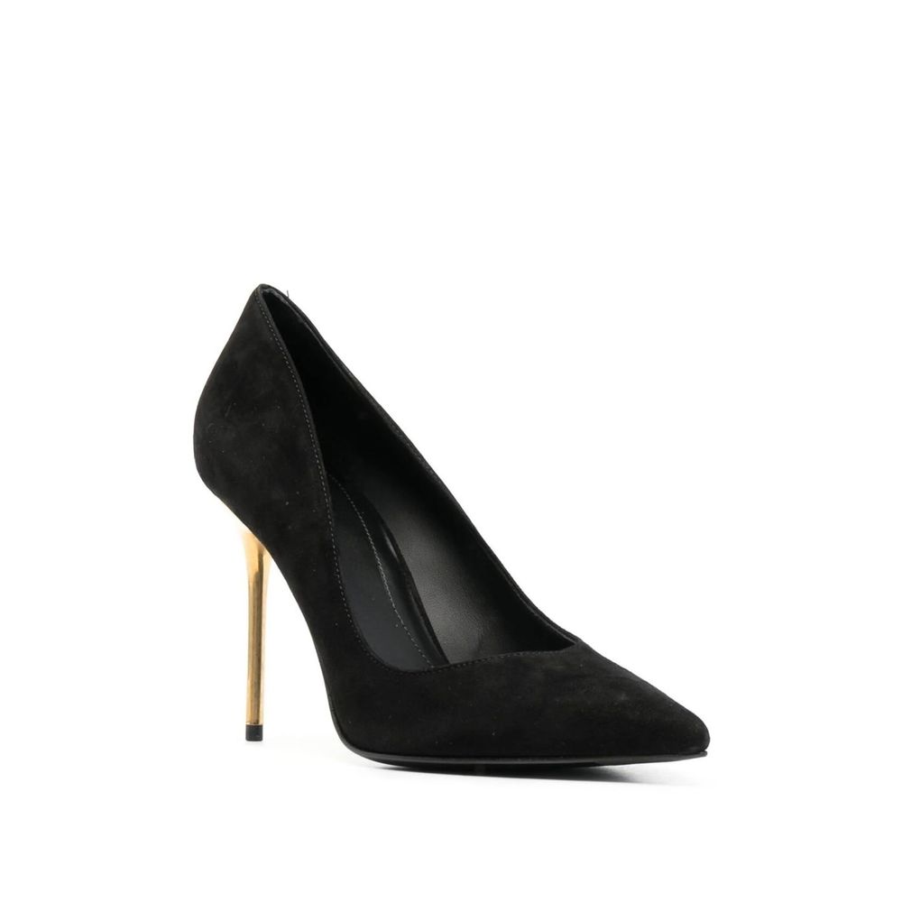 Escarpins en cuir italiennes noires