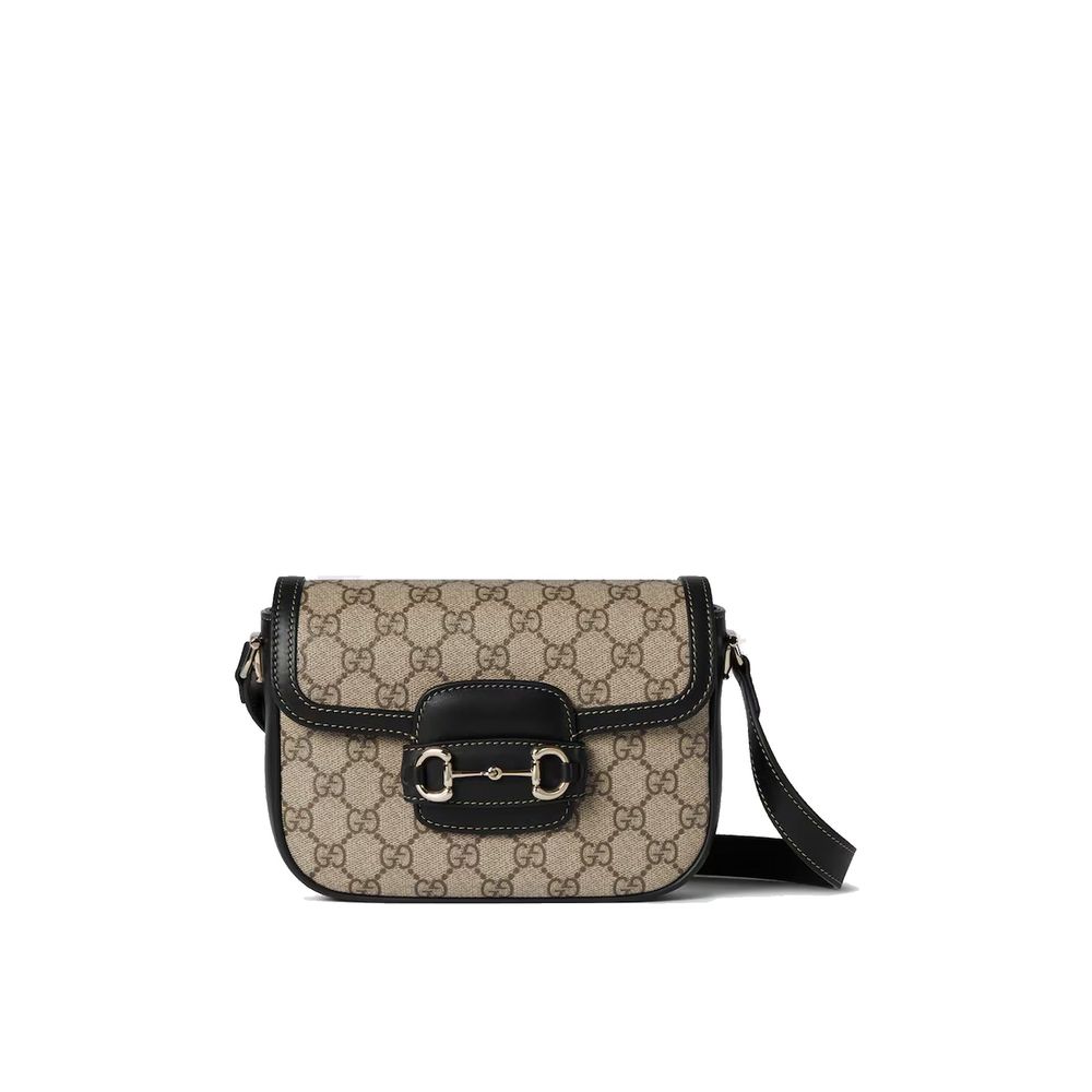 Sac à épaule Gucci Horsebit 1955 marron