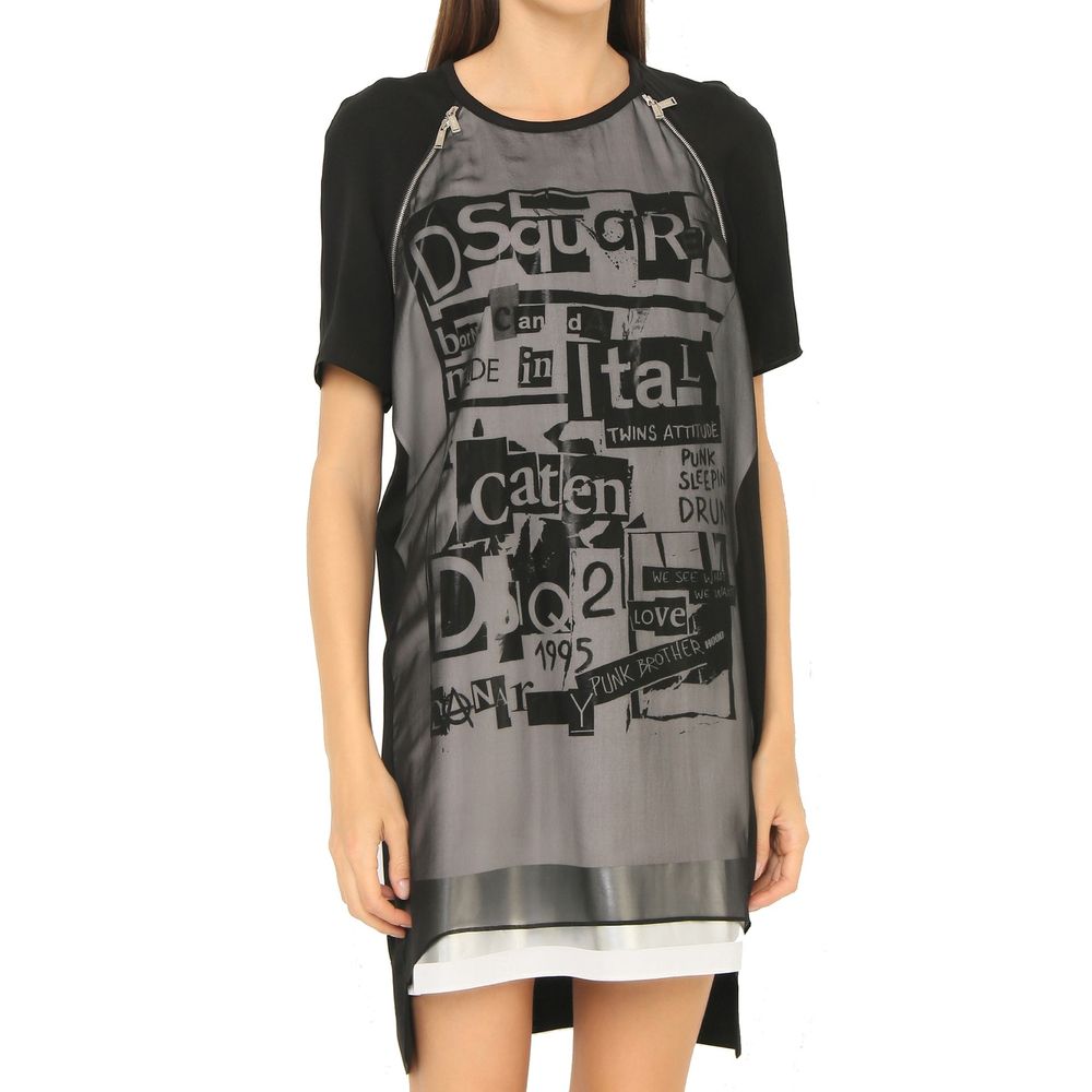 Robe mini imprimée Versace multicolore